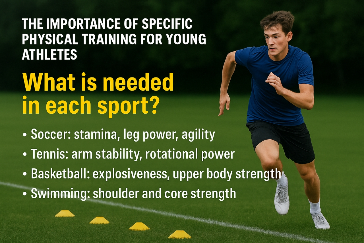 Importanța antrenamentului fizic specific pentru tinerii sportivi