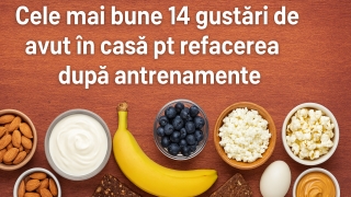 14 alimente si gustari de avut in casa pentru refacerea dupa antrenamente